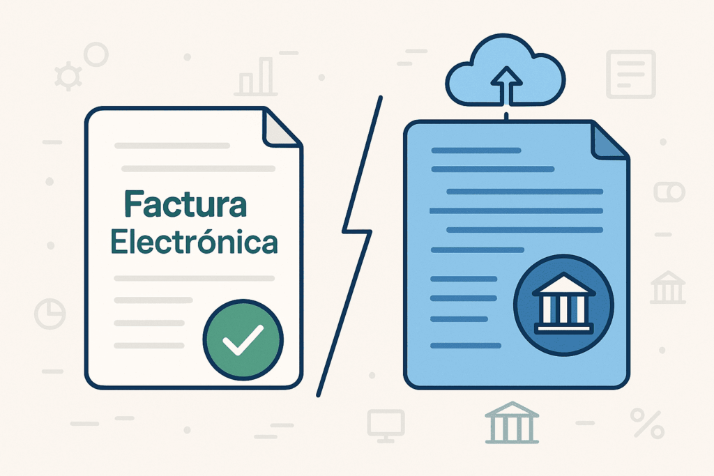 factura electrónica vs verifactu